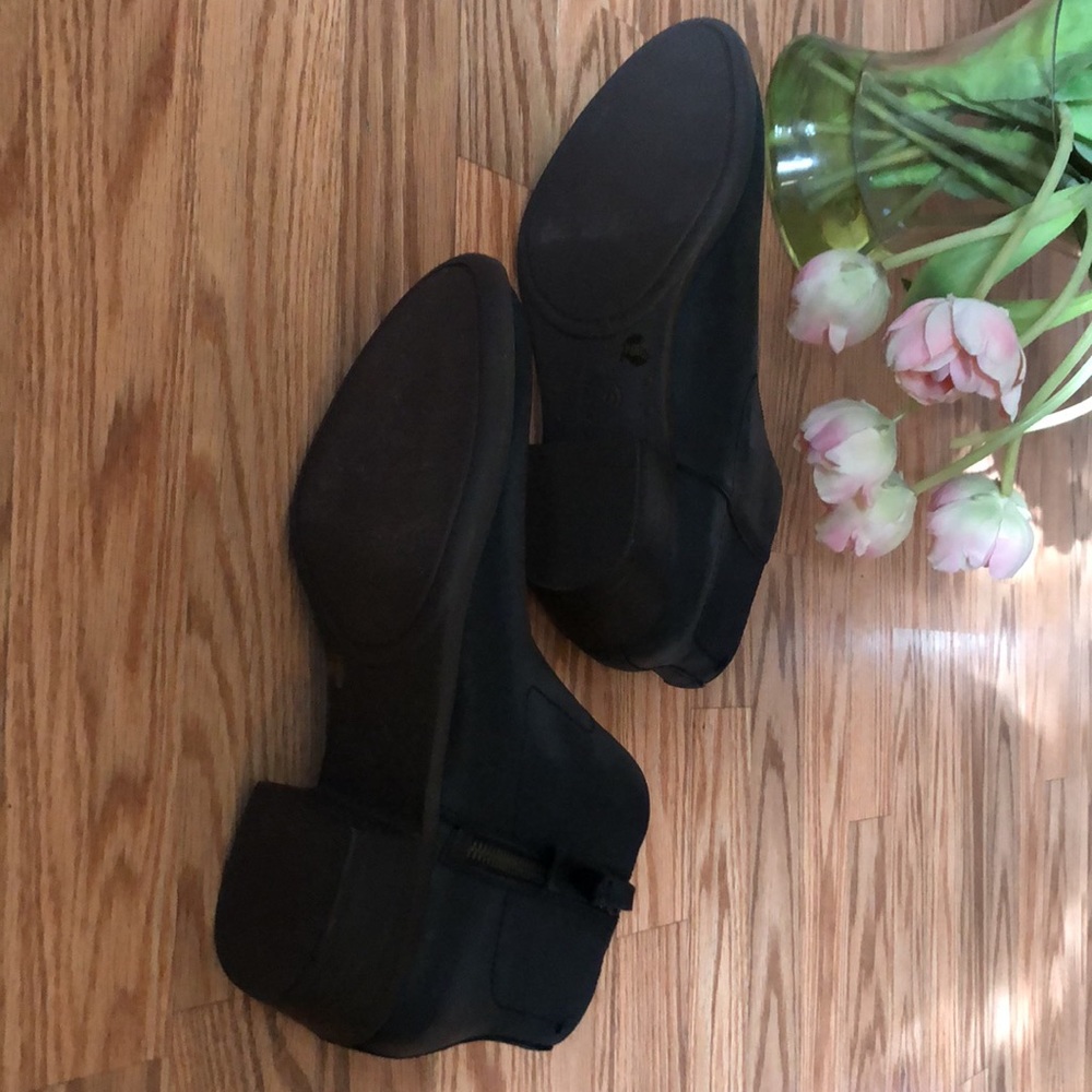NWT Lucky Brand Leather Blandre Round Toe Zip Up Ankle Boots Black & Brown 7.5 - Picture 8 of 13